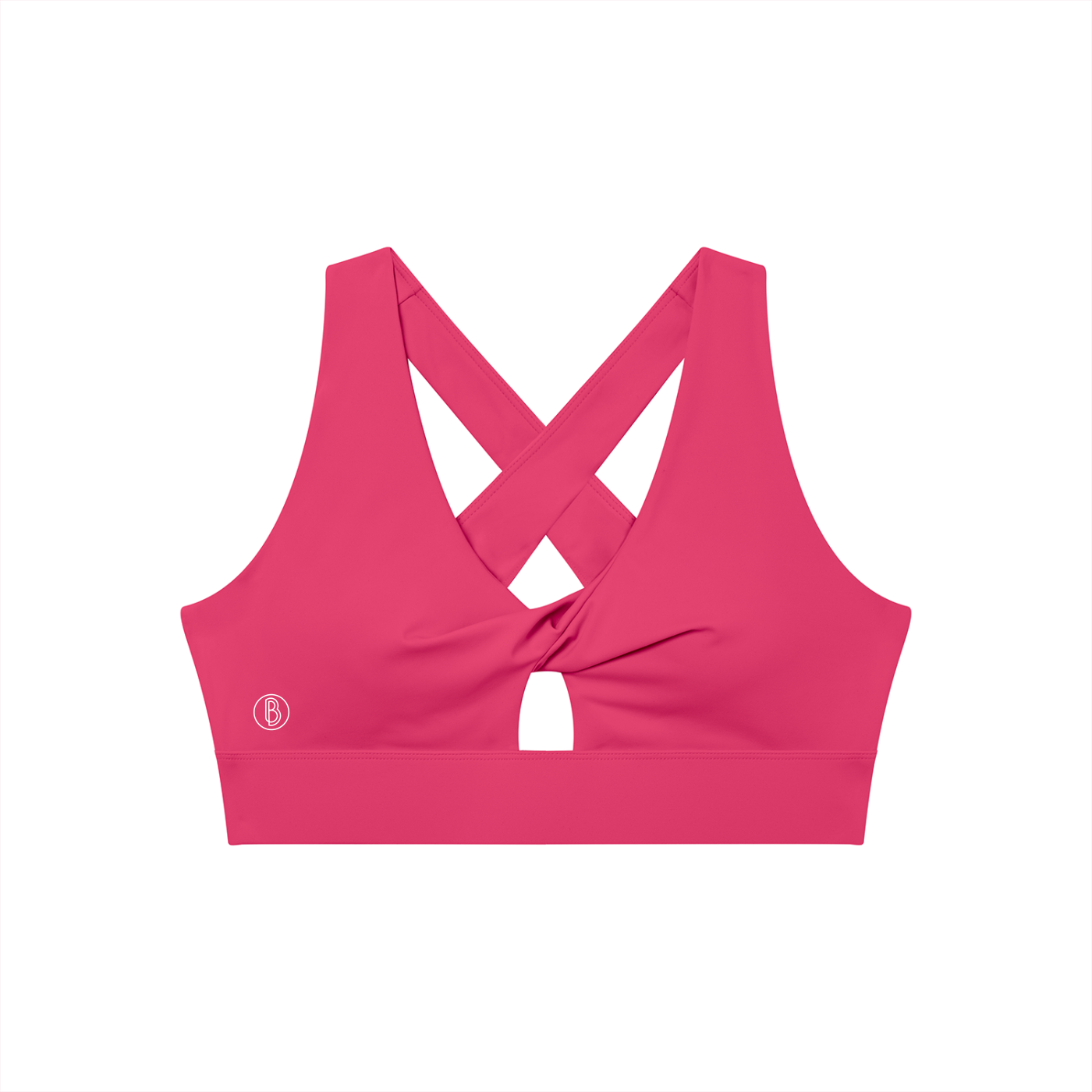 Women's Twist Front V-Neck Sports Bra