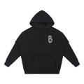 Snow Washed Raw Edge Double Layered Hoodie