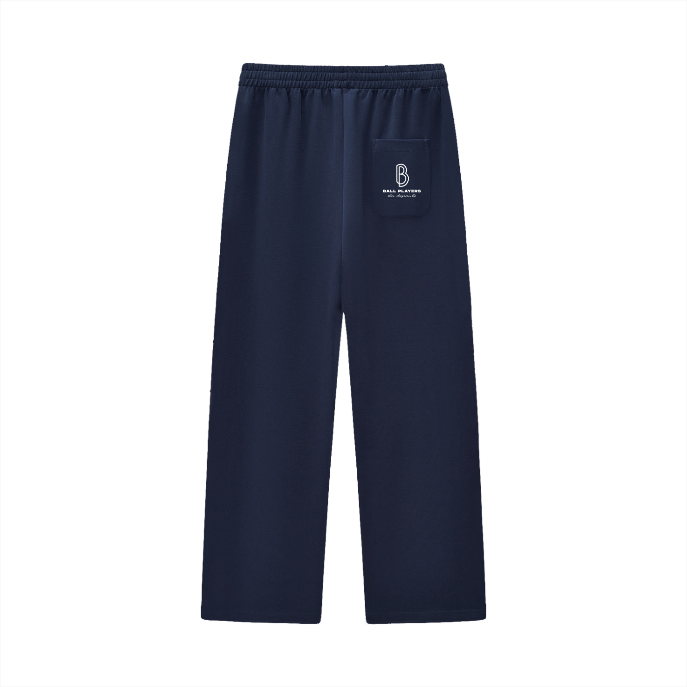 Curved Stripe Straight Sweatpants