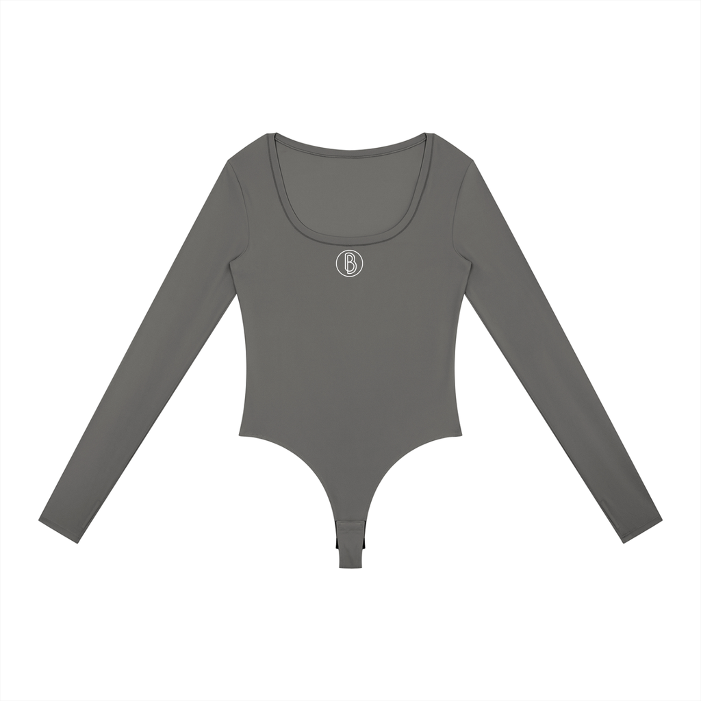 Women's Tight Long Sleeve Yoga Bodysuit
