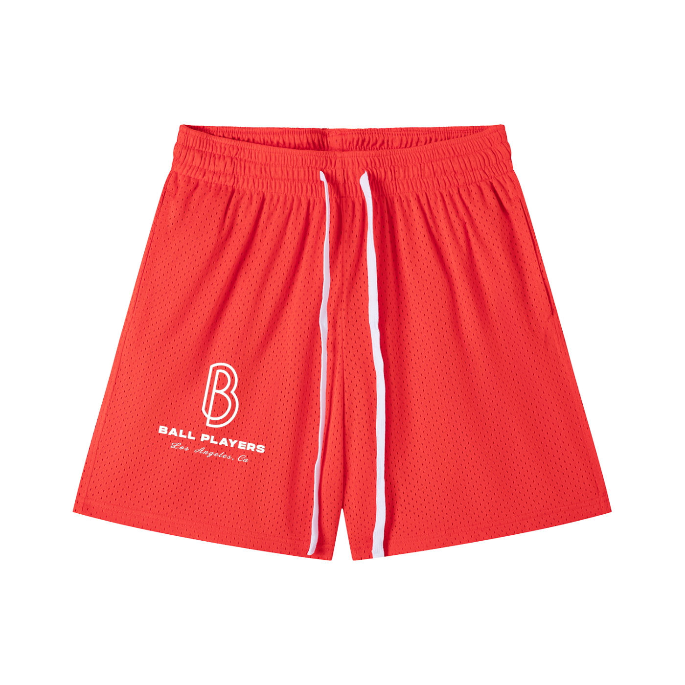 Mesh Drawstring Shorts