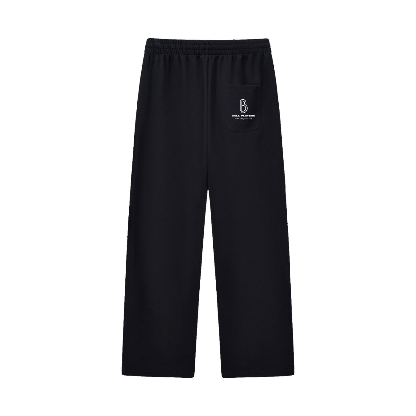 Curved Stripe Straight Sweatpants