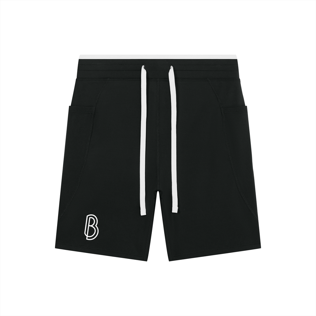 Women's High Rise Color Block Yoga Shorts