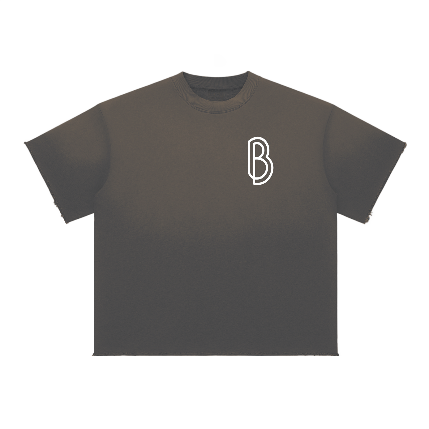 Sun Fade Raw Edge T-Shirt