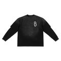 Sunfade Hand-Frayed Faux Two-Piece T-Shirt