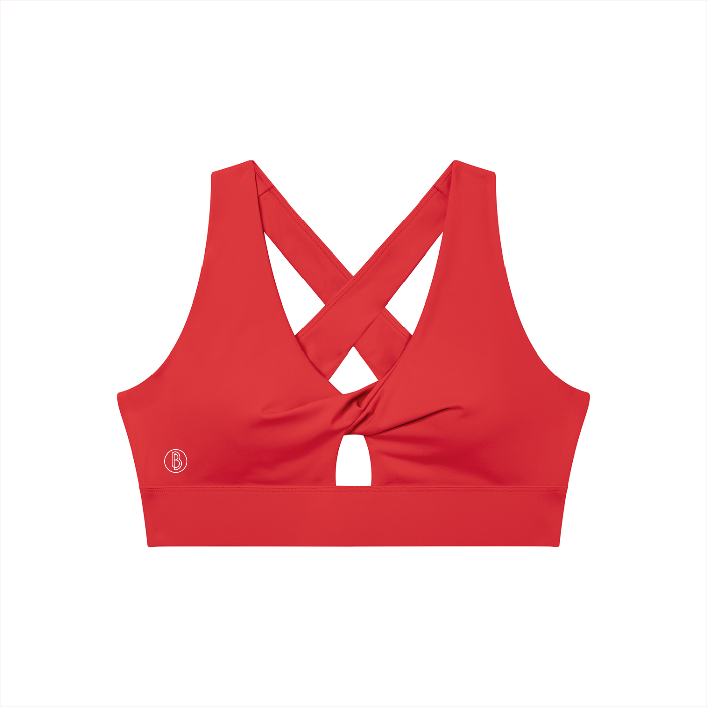 Women's Twist Front V-Neck Sports Bra