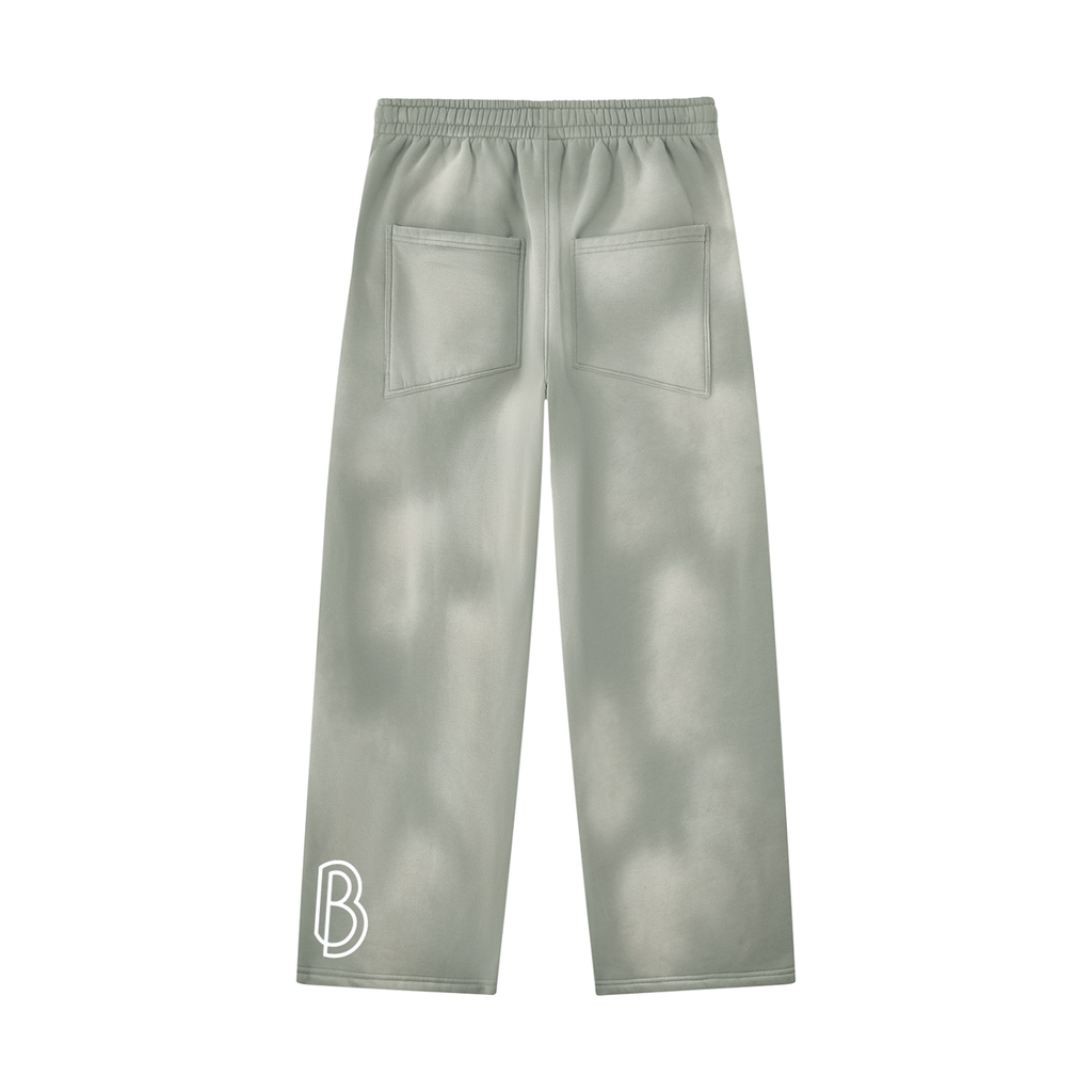 Unisex Sunfade Wide Leg Fleece Sweatpants