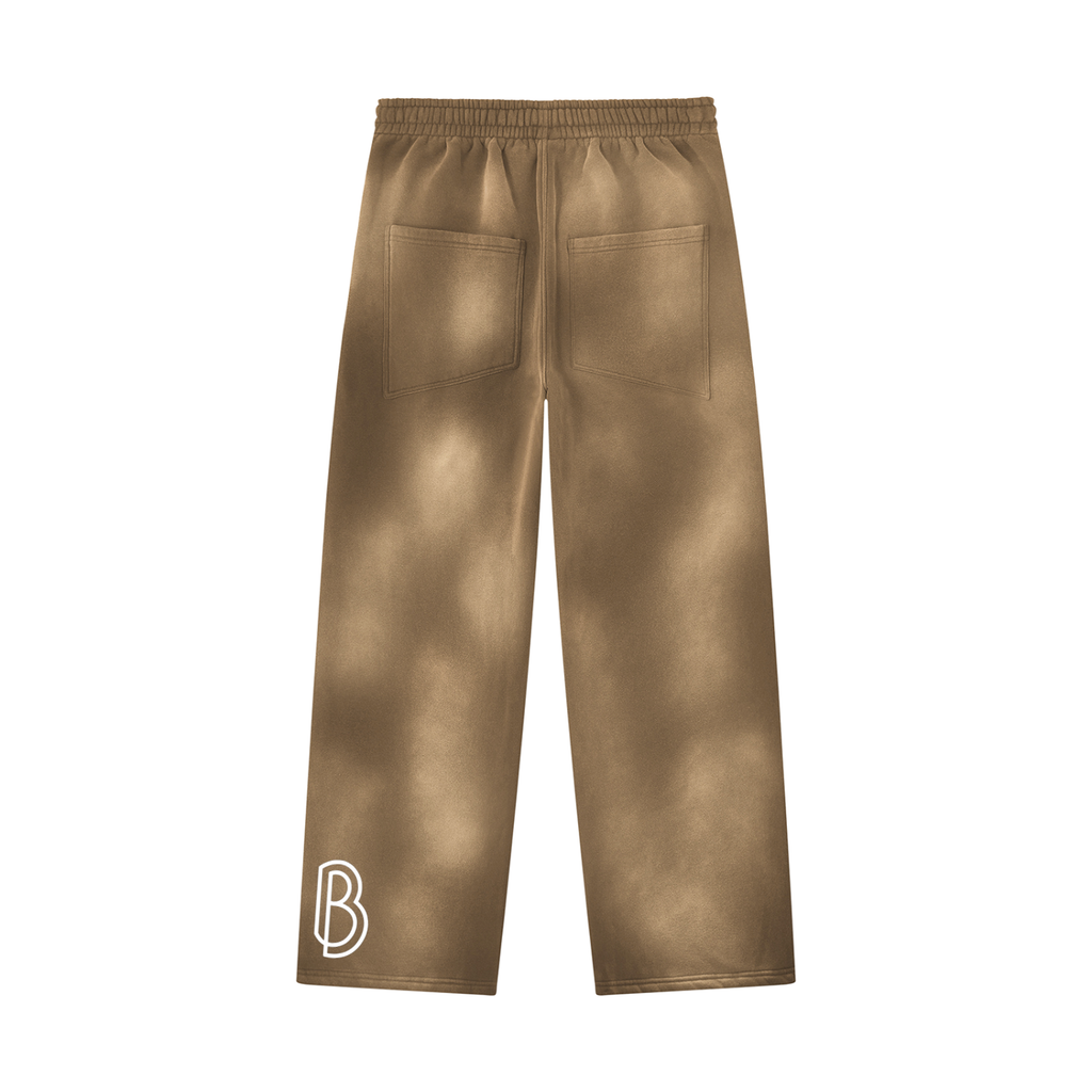 Unisex Sunfade Wide Leg Fleece Sweatpants