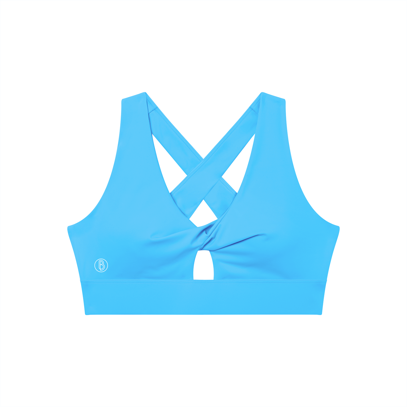 Women's Twist Front V-Neck Sports Bra