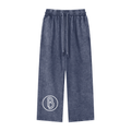 Snow Washed Straight Leg Pants