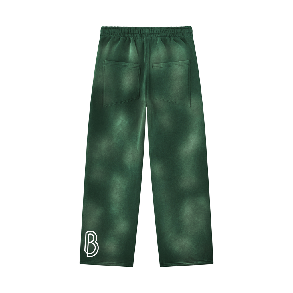 Unisex Sunfade Wide Leg Fleece Sweatpants