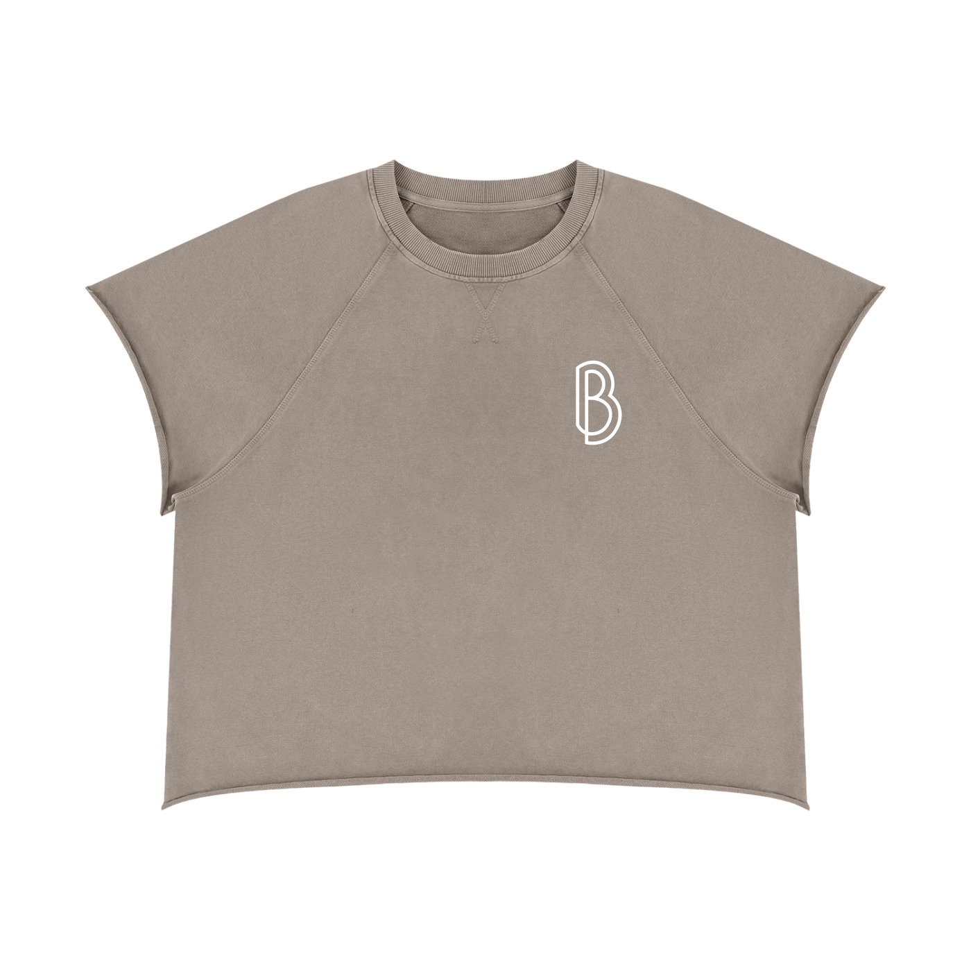 Unisex Vintage Wash Raw Edge T-Shirt