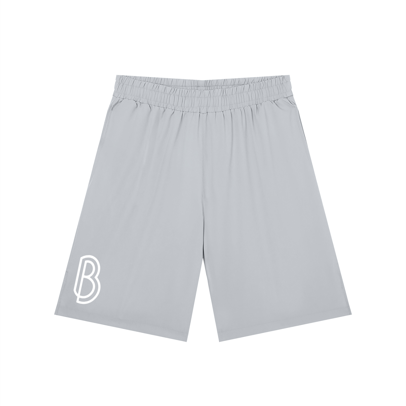 Men’s Solid Elastic Waist Shorts