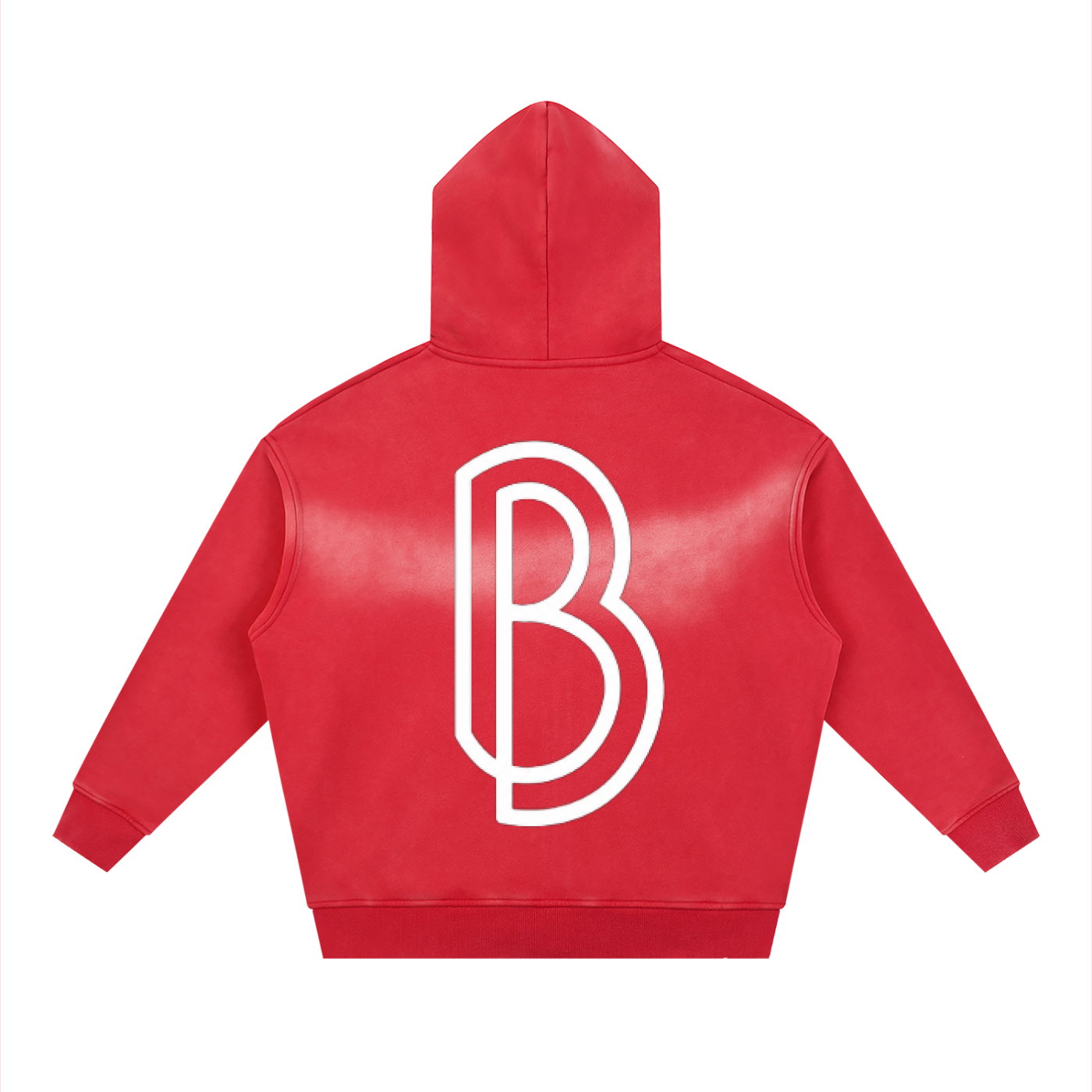 Sunfade Two-way Zipper Boxy Fleece Hoodie