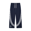 Curved Stripe Straight Sweatpants