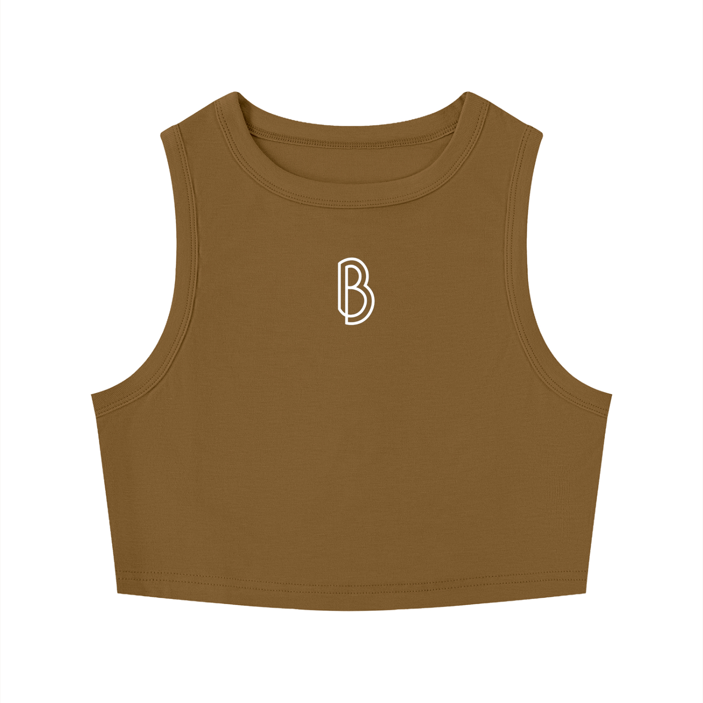 Women's Tight Crewneck Crop Tank Top