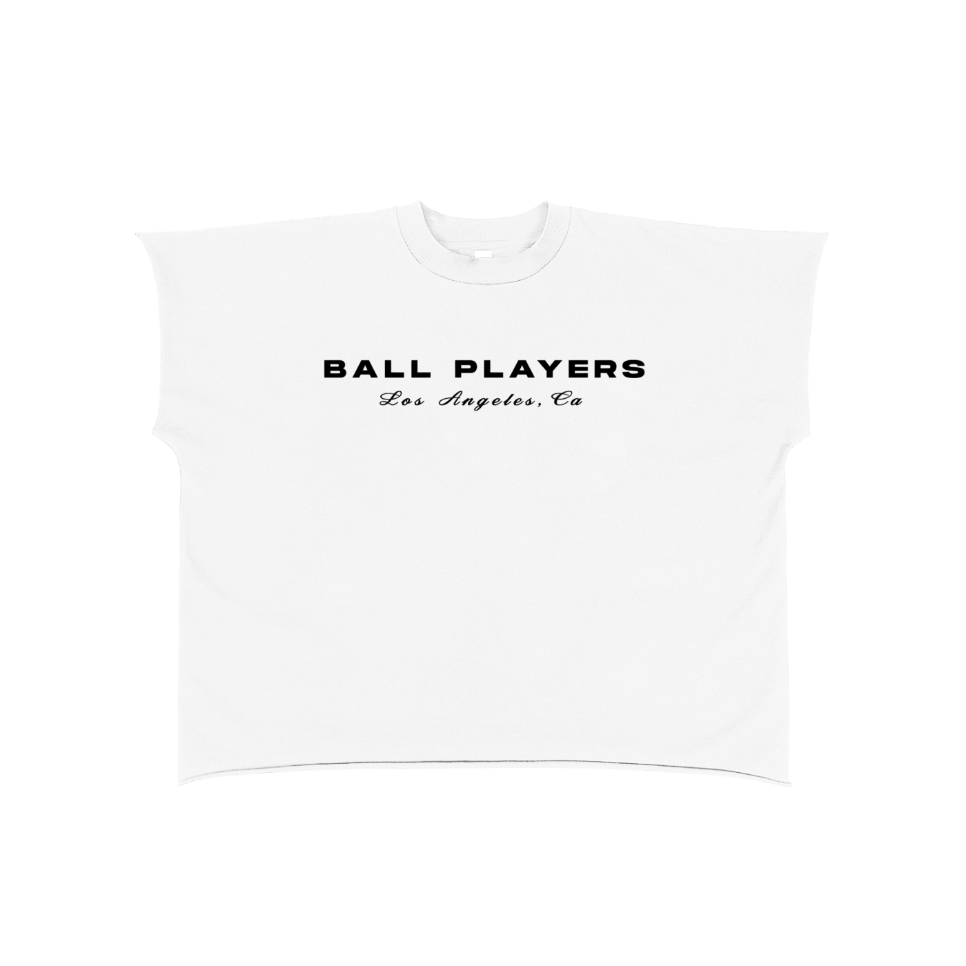 Raw Edge Boxy Non-Shrink T-Shirt