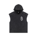 Snow Washed Boxy Hooded Tank Top