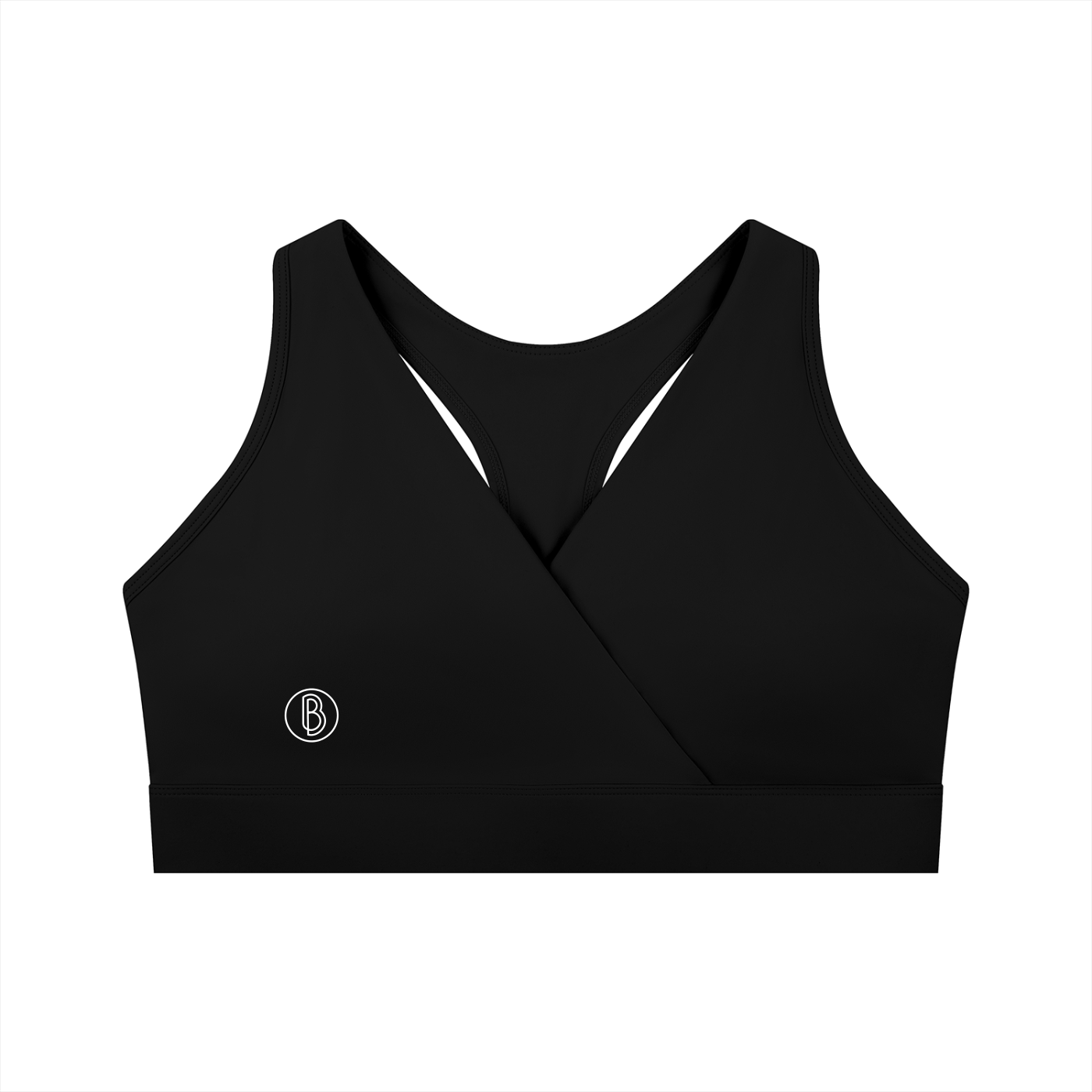 Women's Crossover V-Neck Sports Bra