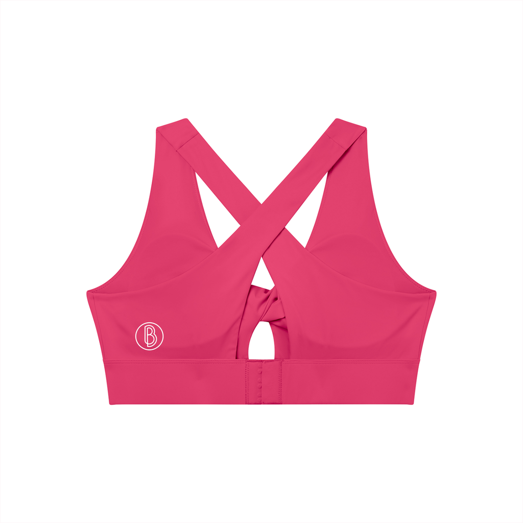 Women's Twist Front V-Neck Sports Bra