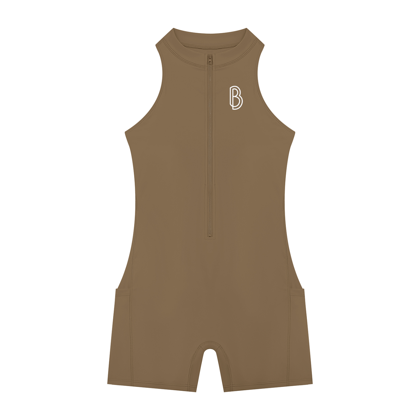 Women’s Quarter-Zip Yoga Romper