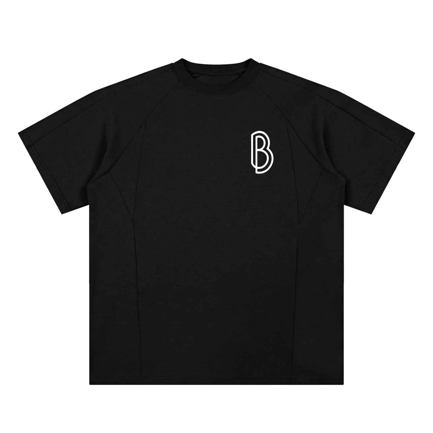 Oversized Paneled Raglan T-Shirt