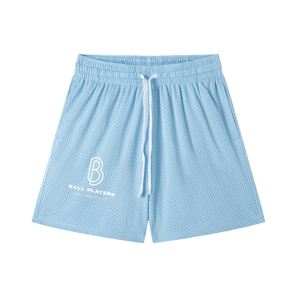 Mesh Drawstring Shorts