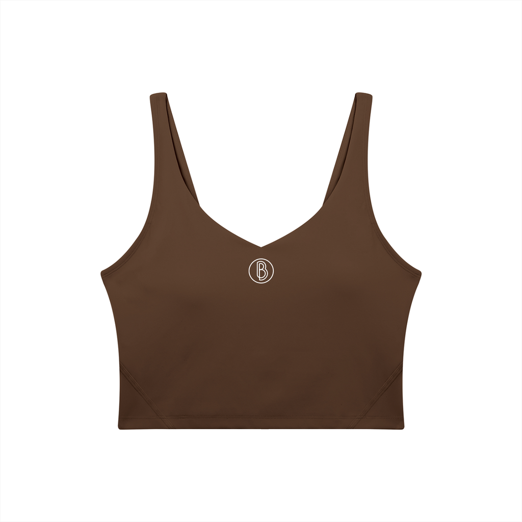 Women's V-Neck Yoga Sports Bra