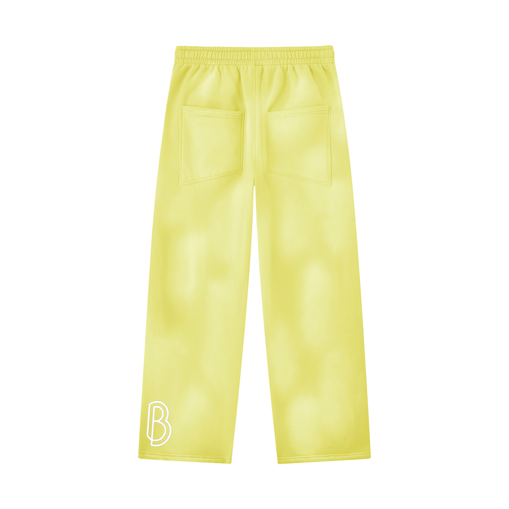 Unisex Sunfade Wide Leg Fleece Sweatpants