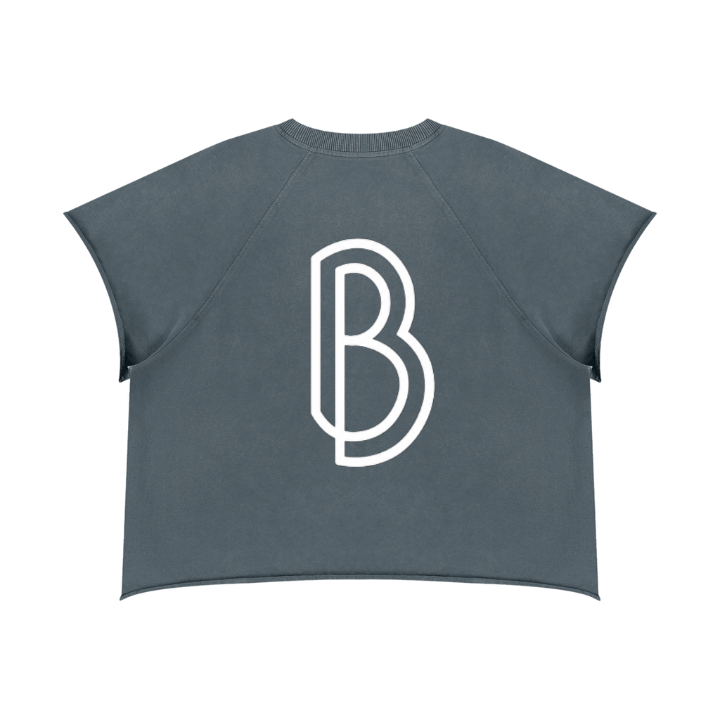 Unisex Vintage Wash Raw Edge T-Shirt