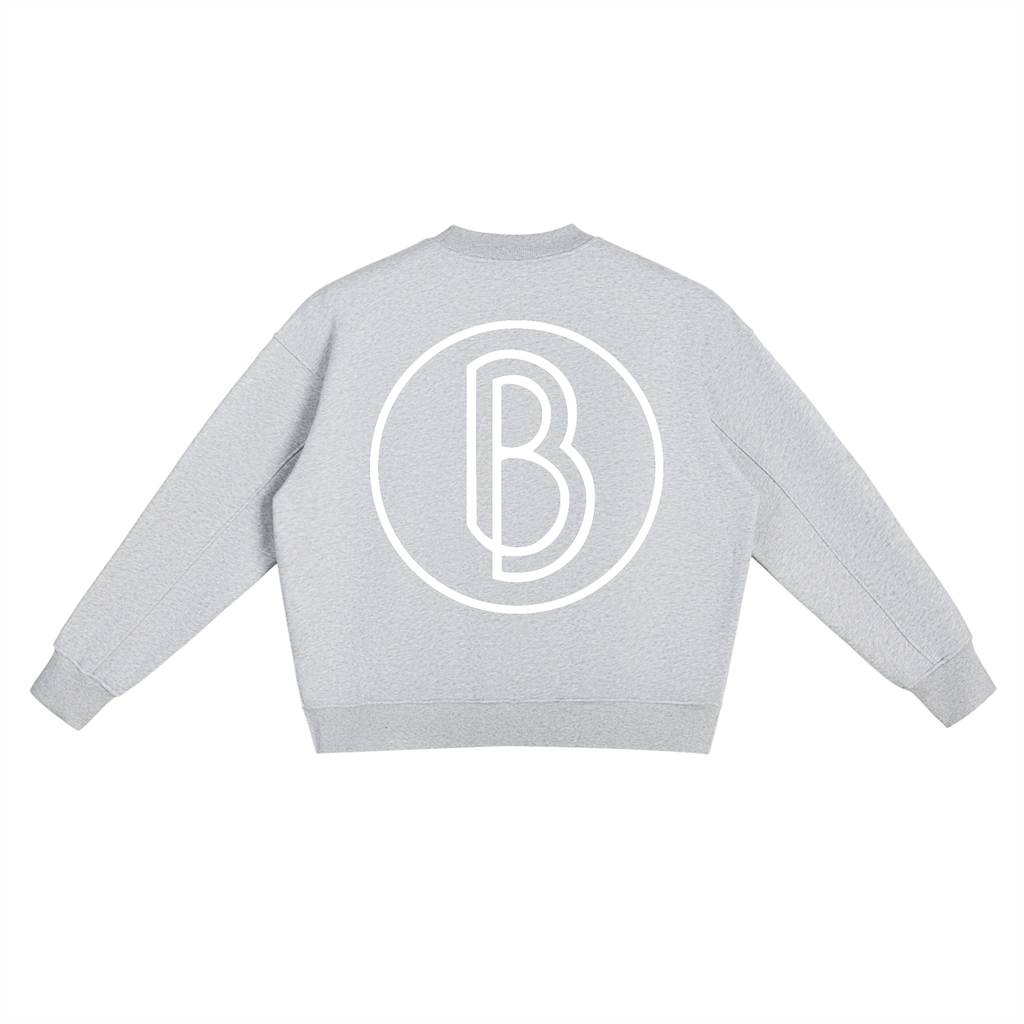 Fleece Side Slit Crewneck Sweatshirt