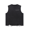 Snow Washed Raw-Hem Tank Top