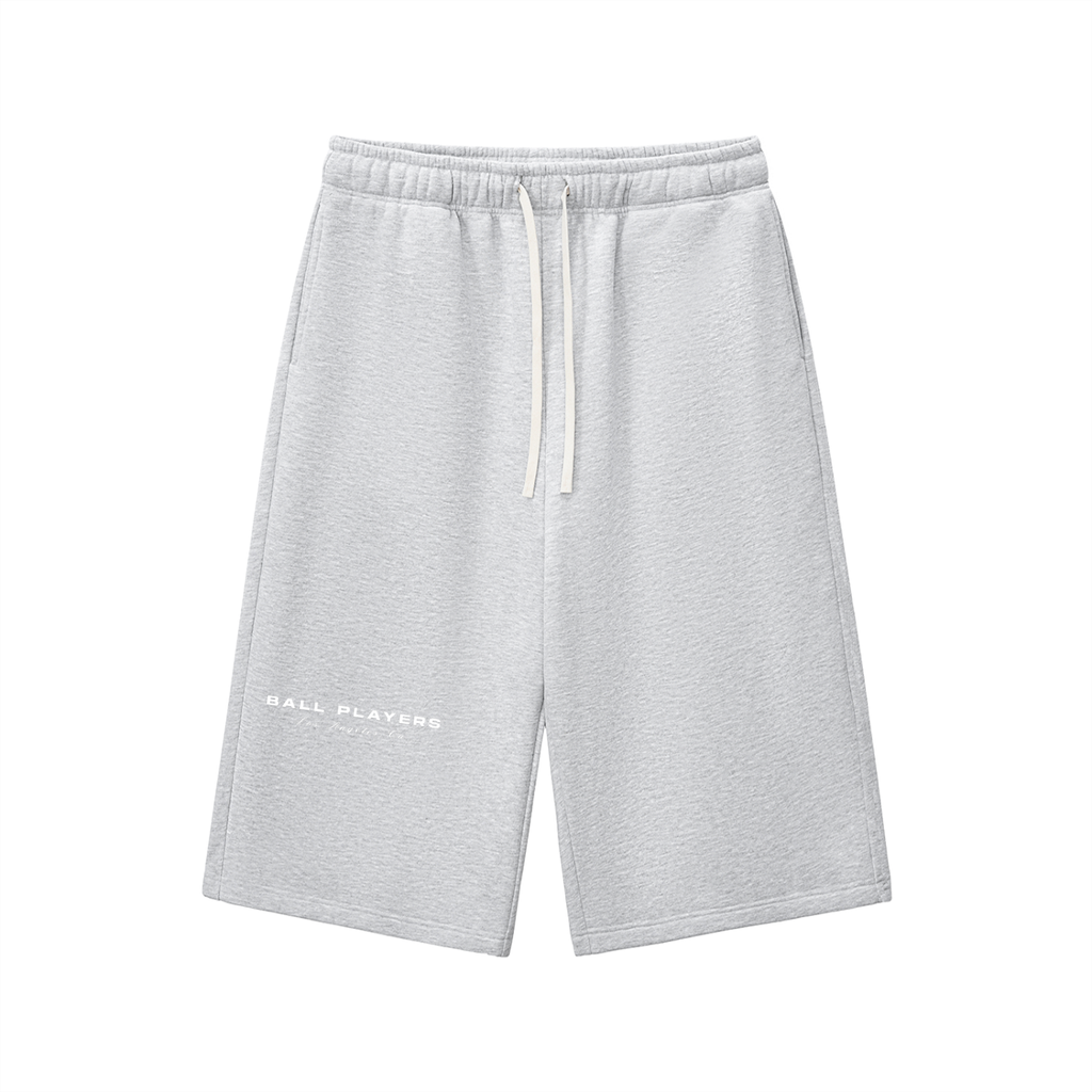 Relaxed Drawstring Three-quarter Sweatpants