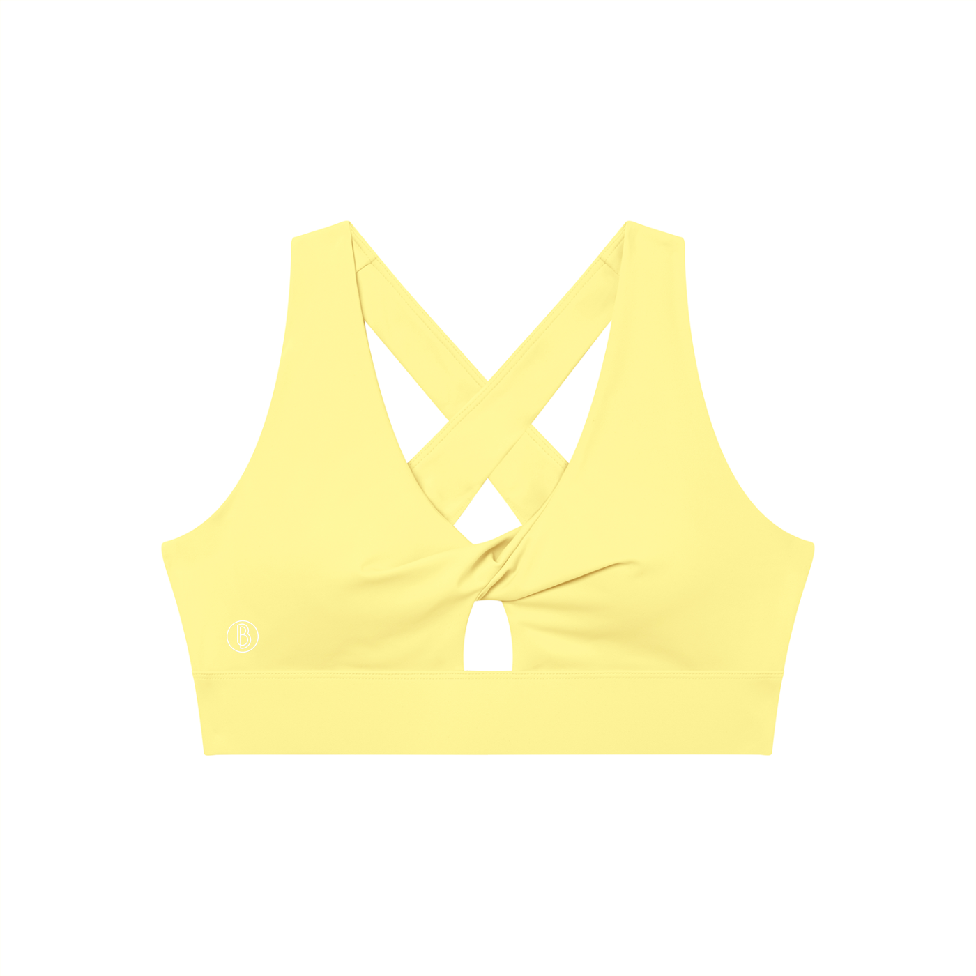 Women's Twist Front V-Neck Sports Bra