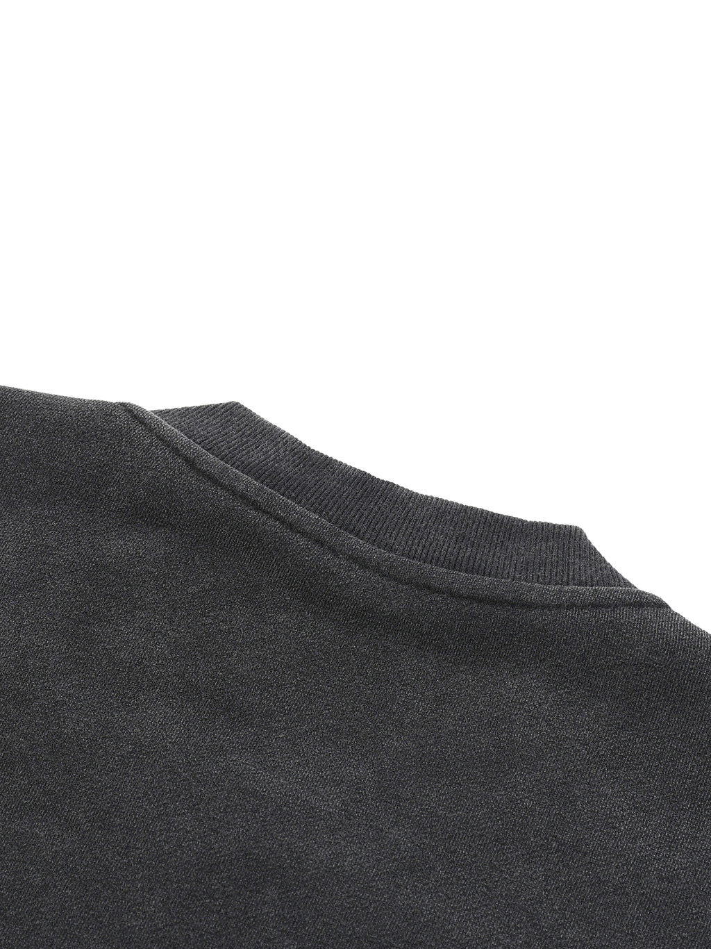 Vintage Washed Fleece Baseball Jacket fabric detail view 6