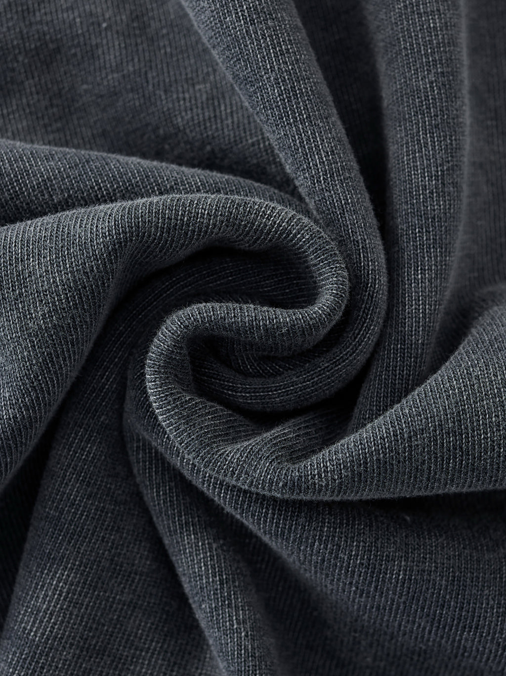 Snow Wash Raw-Hem Boxy T-shirt fabric detail view 5