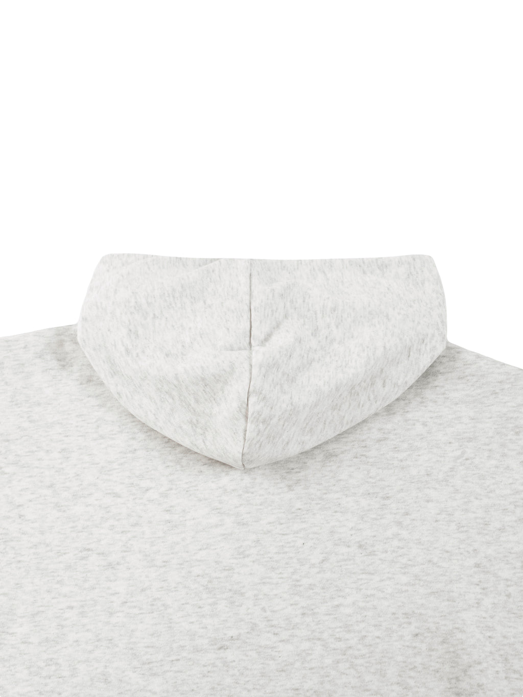 Boxy Gather-Hem Hoodie fabric detail view 5