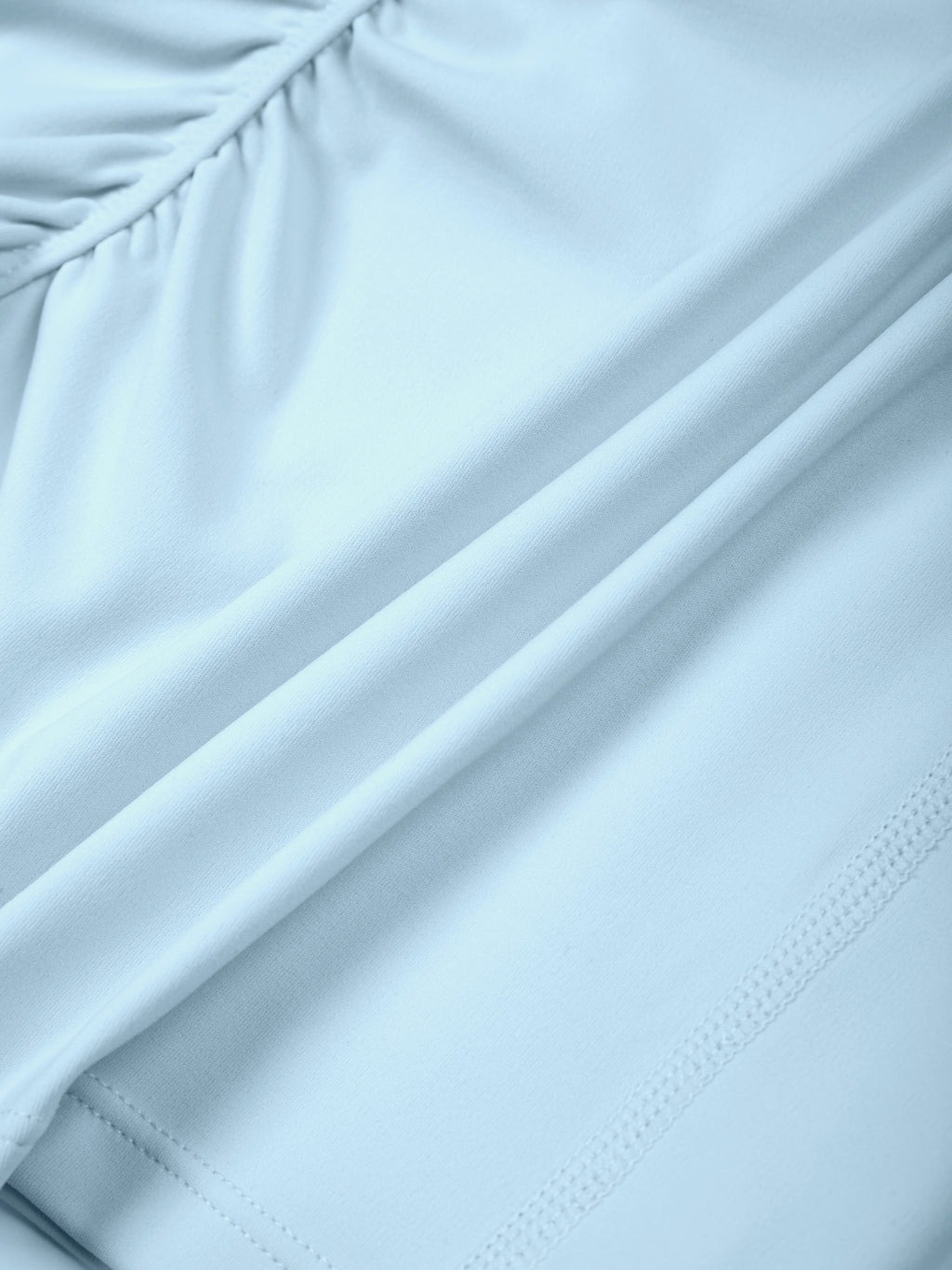 Women’s High Rise Pocket Yoga Shorts fabric detail view 1