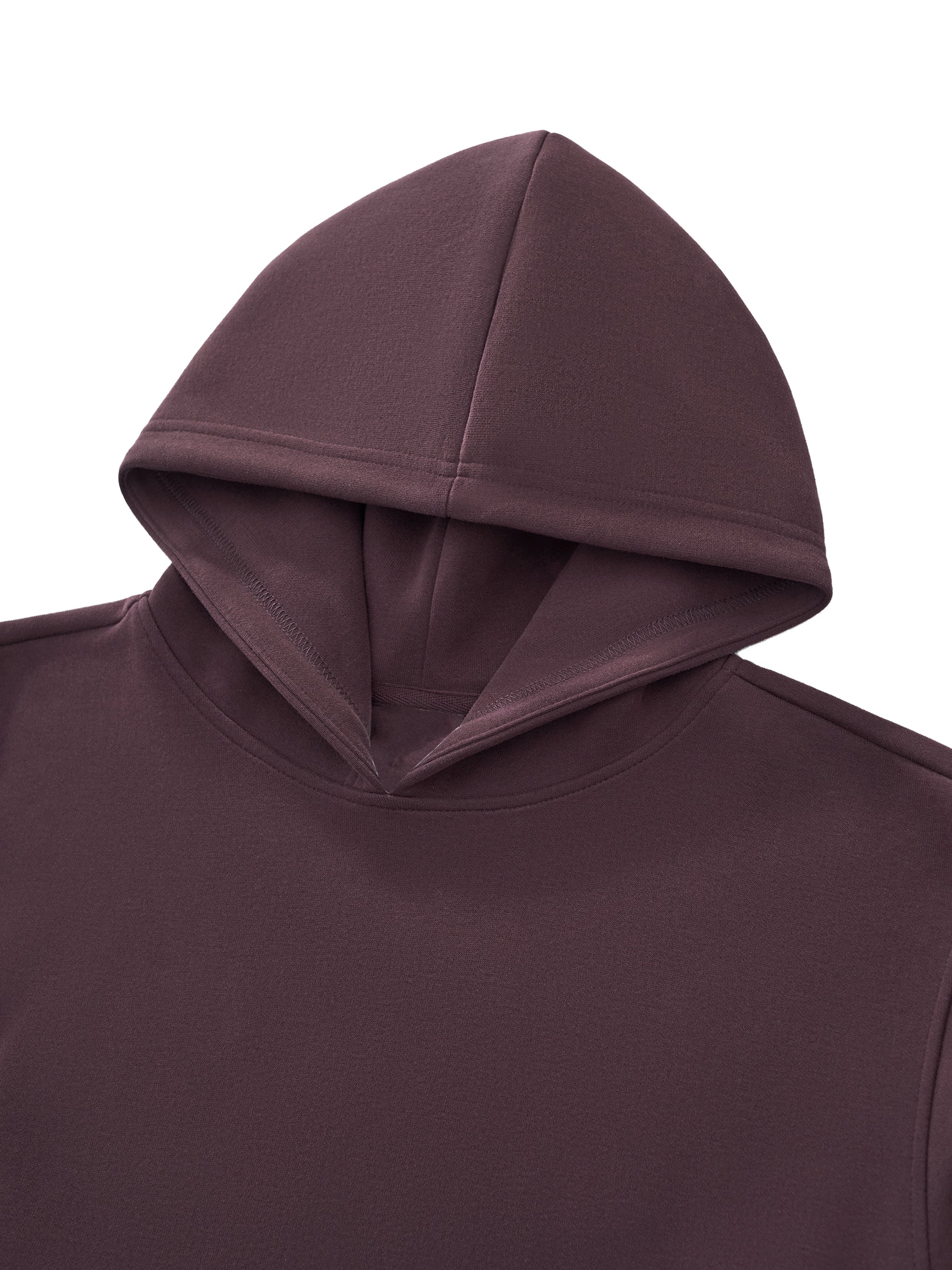 Essential Cropped Hoodie fabric detail view 1