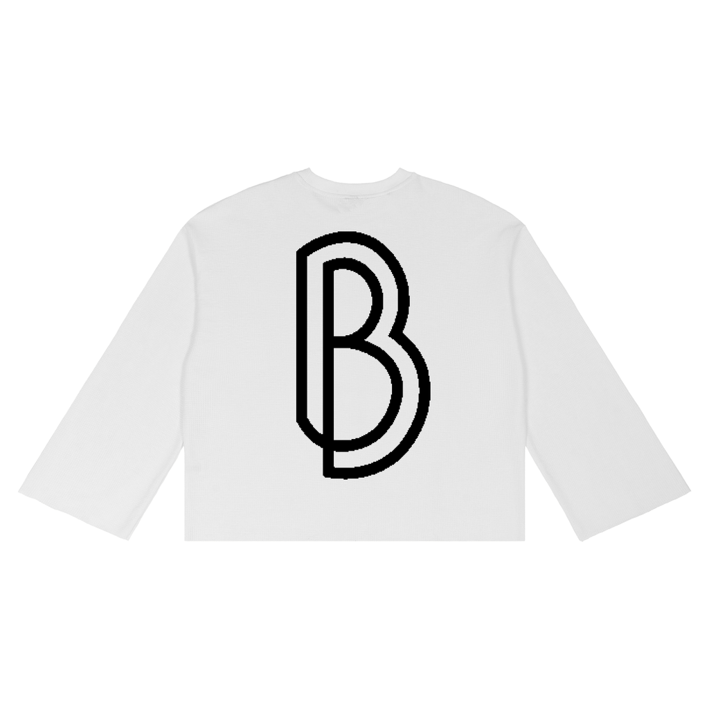 Unisex Waffle Raw Edge T-Shirt