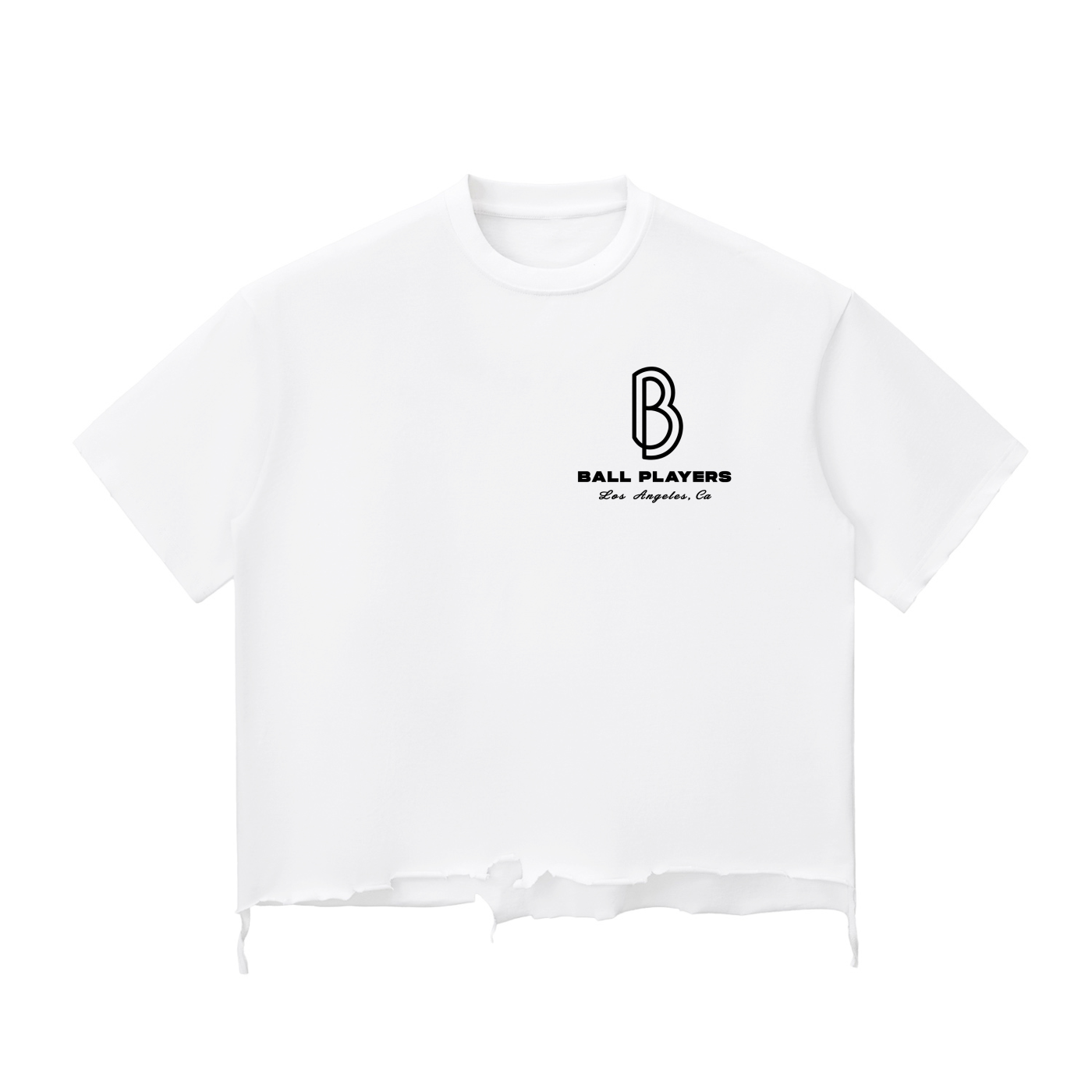 Snow Wash Raw-Hem Boxy T-shirt