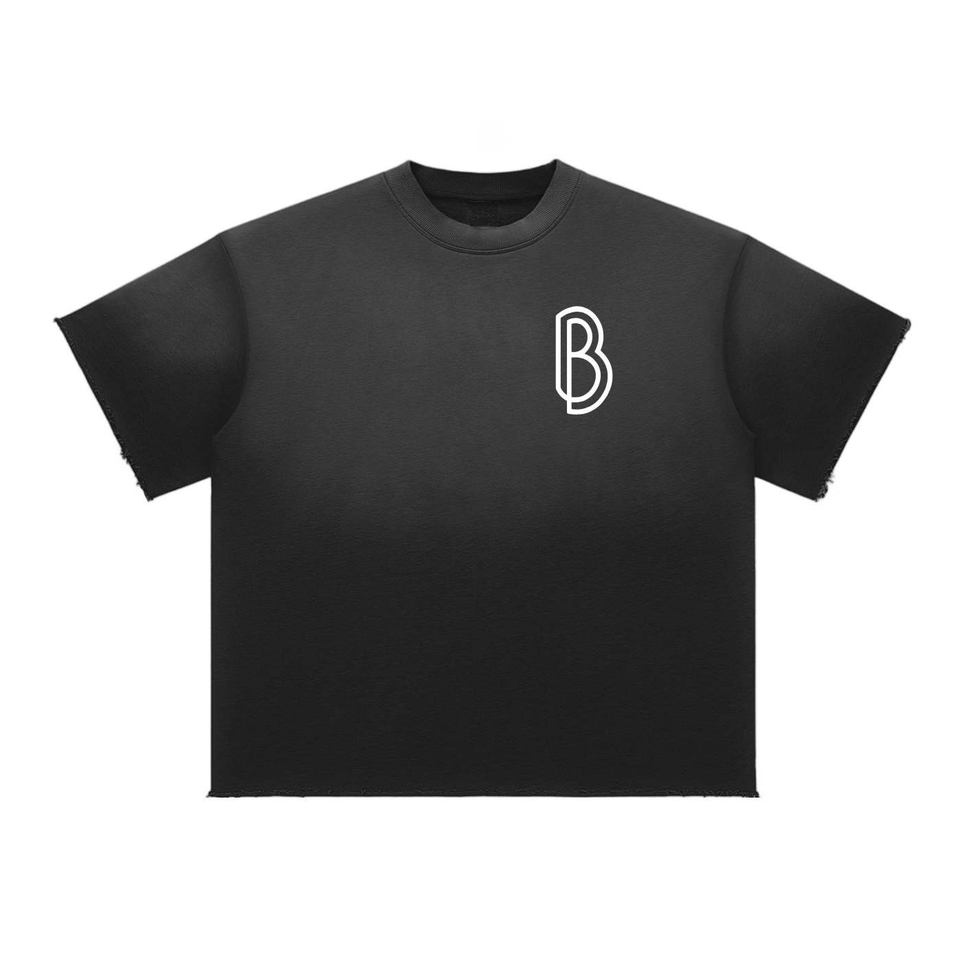 Sun Fade Raw Edge T-Shirt