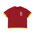 Unisex Boxy Color Block T-Shirt