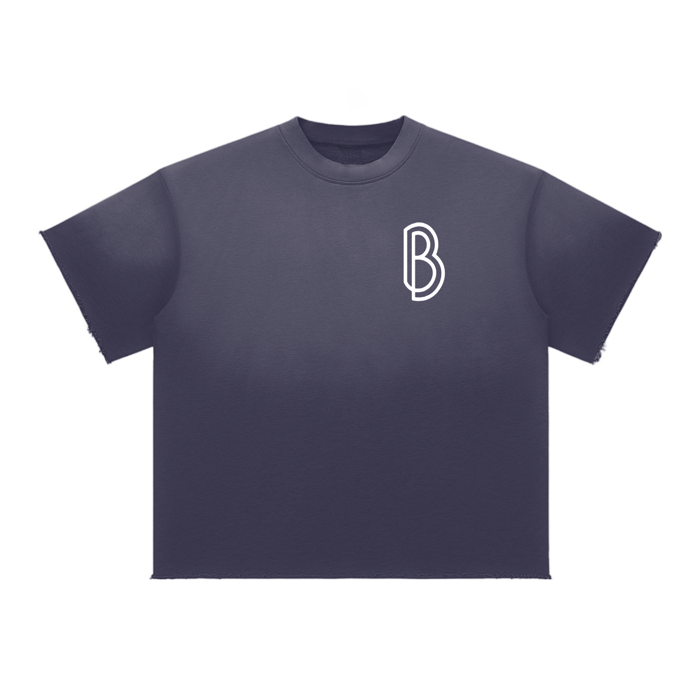 Sun Fade Raw Edge T-Shirt