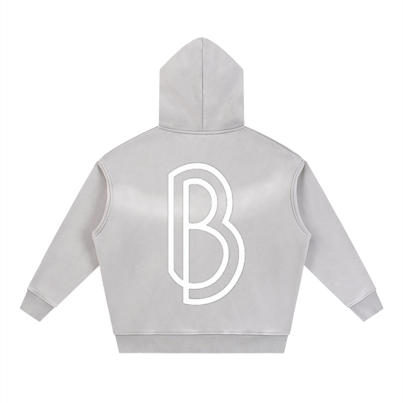 Sunfade Two-way Zipper Boxy Fleece Hoodie