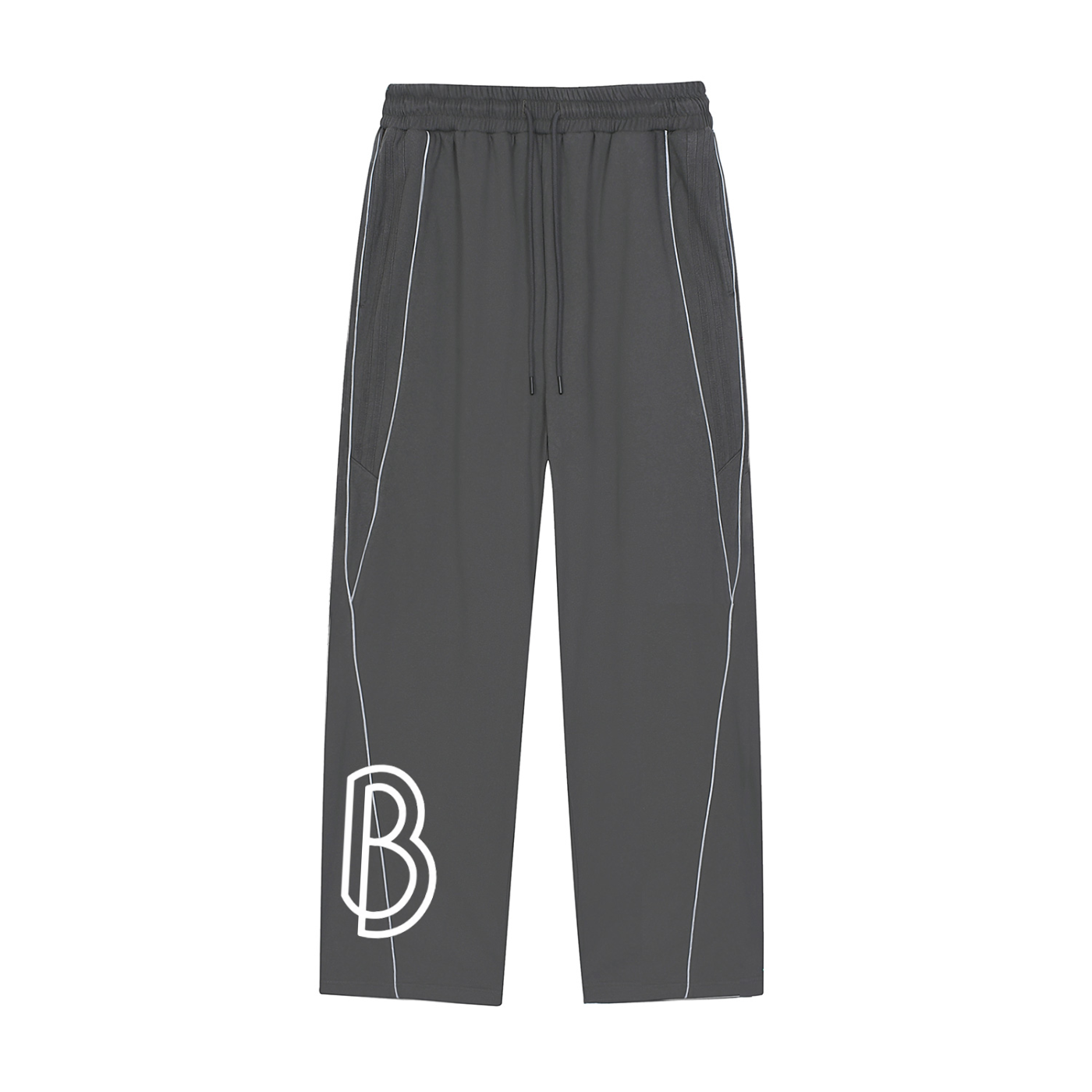 Reflection Striped Straight-Leg Sweatpants