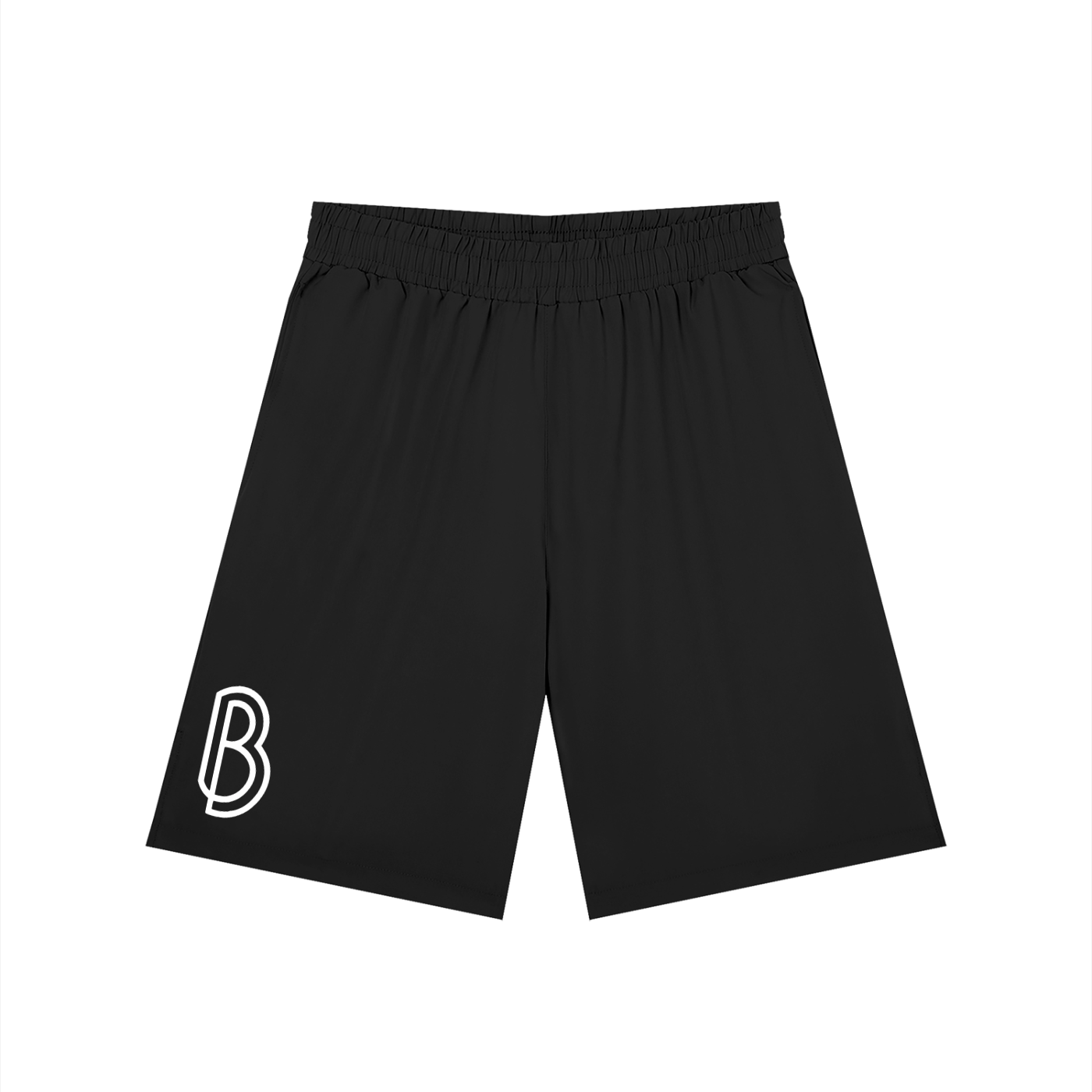 Men’s Solid Elastic Waist Shorts