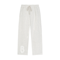 Solid Color Straight-Leg Sweatpants