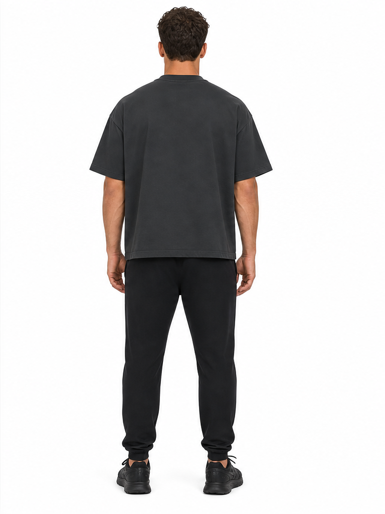 Classic Loose Boxy Tee back model view