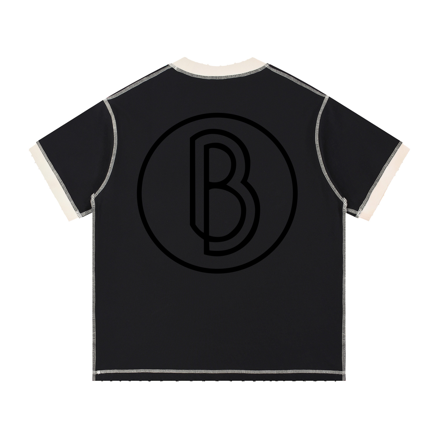 Contrast-Stitched Cotton T-Shirt